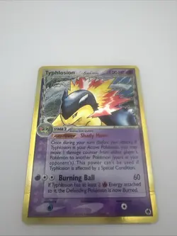 Pokemon TCG Typhlosion Holo Rare Card Delta Species 12/101 (Damaged) - Image 1