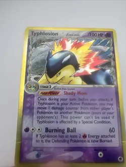 Pokemon TCG Typhlosion Holo Rare Card Delta Species 12/101 (Damaged) - Image 4