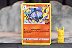 Pokemon TCG - Lampent 025/196 - Lost Origin / Trick or Trade - Uncommon NM - Image 1