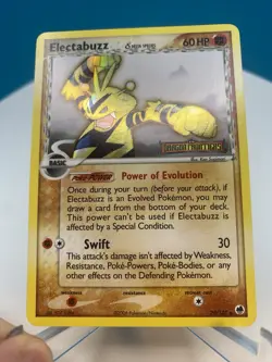 Pokemon TCG Electabuzz Reverse Holo Dragon Frontiers 29/101 - NM/LP - Image 3