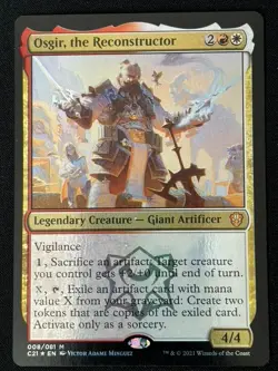 1x MTG Osgir, the Reconstructor (Foil) - Commander 2021 (C21) #8 - Magic - Image 1