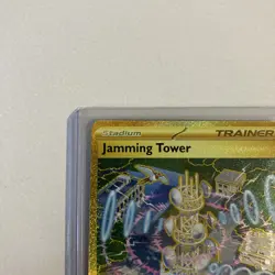 Pokemon Jamming Tower 243/182 Sv10: Destined Rivals Gold Hyper Rare Holo - Image 4