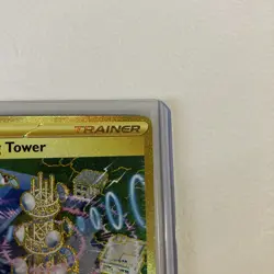 Pokemon Jamming Tower 243/182 Sv10: Destined Rivals Gold Hyper Rare Holo - Image 5