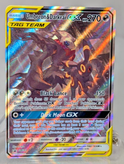 Pokemon - Umbreon Darkrai GX - Sun & Moon - Tag Team - SM241 Promo - Full Art - Image 1