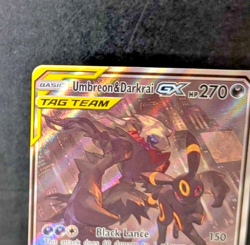 Pokemon - Umbreon Darkrai GX - Sun & Moon - Tag Team - SM241 Promo - Full Art - Image 3