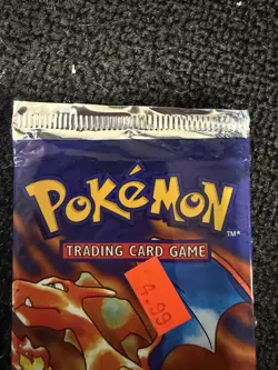 1999 Pokemon Base Set Pack CHARIZARD ART! Factory Sealed HEAVYUU 20.81gr Get It! - Image 5