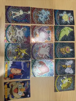 1999 TOPPS POKEMON TV ANIMATION EDITION LOT OF 14 FOIL CARDS READ DESCRIPTION - Image 1