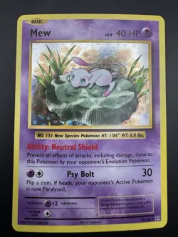 Mew 53/108 Holo Rare Pokemon XY Evolutions 2016 - Image 3