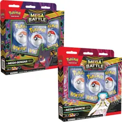 Pokemon Mega Battle Deck 2 pack – Mega Gengar AND Mega Diancie - Sealed - Image 1