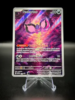 POKEMON Card PECHARUNT SVP EN 129 BLACK STAR PROMO SHROUDED FABLE - Image 1