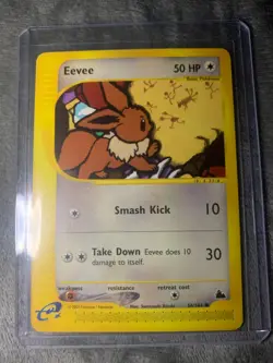 Eevee 54/144 Skyridge 2003 WotC Pokemon Card NM Vintage e-Reader Set Collectible - Image 1