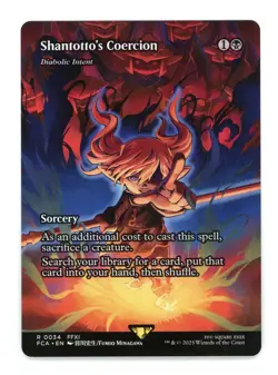 Magic: The Gathering Final Fantasy Showcase Diabolic Intent #34 - Image 1