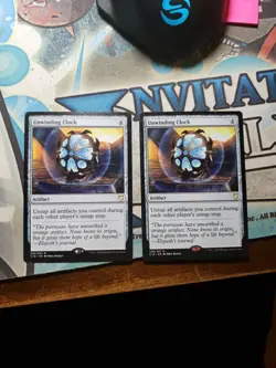 MTG Unwinding Clock Commander 2018 228/307 Regular Rare - Image 2