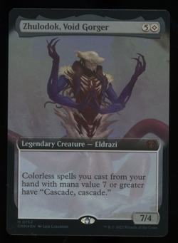 Zhulodok, Void Gorger - FOIL - Extended Art - MTG Commander Masters - RareCo - Image 1