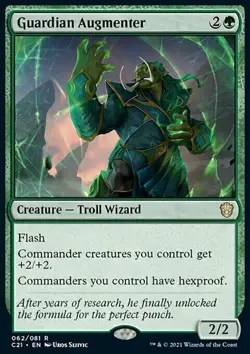 4x Guardian Augmenter NM Normal English Commander 2021 - Image 1