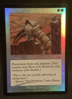 MTG - 1x Soltari Priest - Foil FNM Promo 2002 - Time Spiral LP - Image 1