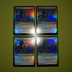 FOIL Channeled Force x4 Ikoria: Lair of Behemoths 4x Magic the Gathering MTG - Image 1