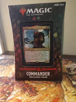 MTG Dungeons & Dragons Commander Deck, Draconic Rage.(Factory Sealed) ENGLISH. - Image 1