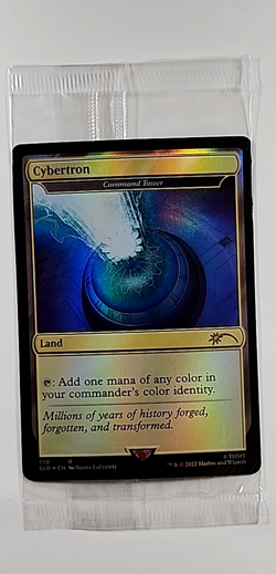 2022 MTG Magic the Gathering Secret Lair Foil Cybertron / Command Tower Sealed - Image 1