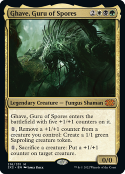 1 x Ghave, Guru of Spores - Foil - Double Masters 2022 - Light Play - MTG - Image 1