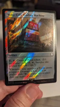 1x Nuka-Cola Vending Machine SURGE FOIL NM 0665 PIP - Magic MTG Fallout x1 - Image 1