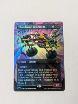 Thunderous Velocipede (Borderless) Aetherdrift Foil - Image 1