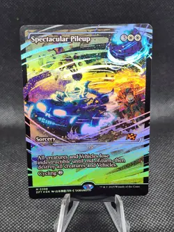 MTG - [FOIL] Spectacular Pileup (Showcase) - Aetherdrift - Image 1