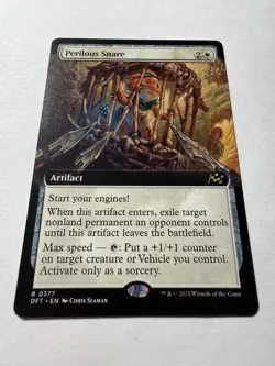 Perilous Snare (borderless / Extended Art) Aetherdrift Regular - Image 1