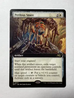Perilous Snare (borderless / Extended Art) Aetherdrift Regular - Image 2
