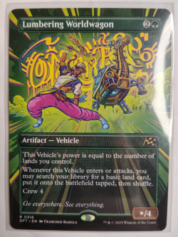 Lumbering Worldwagon (Borderless) Aetherdrift Regular - Image 1