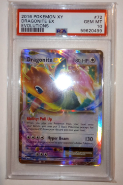2016 Pokemon XY Evolutions Dragonite EX 72/108 PSA 10 #72 - Image 3