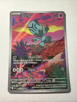 Elgyem 120/086 Illustration Rare Pokemon TCG Black Bolt Mint Condition - Image 1