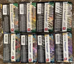 Pokemon TCG Lot Of 4 Evolving Skies And 4 Darkness Ablaze Booster Packs - Image 2