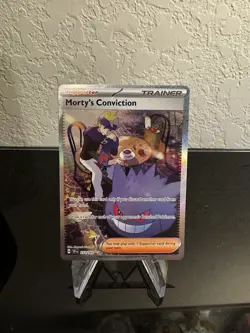 Pokemon Morty’s Conviction TEF 211/163 - NM - Image 1