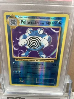 2016 Pokemon XY Evolutions Poliwrath 25/108 Reverse Foil - PSA 9 Mint - Image 2