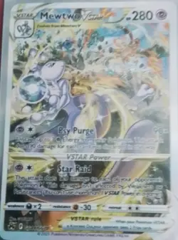 Pokemon Mewtwo VSTAR GG44/GG70 Crown Zenith Ultra Rare Holo 280HP - Image 3