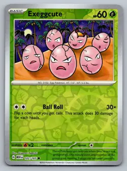 Pokemon TCG SV: Scarlet & Violet 151 Exeggcute 102/165 Reverse Holo - Image 1