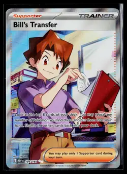 Pokemon TCG - Bill's Transfer - Ultra Rare SV: Scarlet & Violet 151 194/165 NM - Image 1