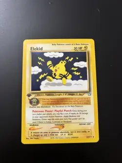 Elekid 22/111 Neo Genesis Non Holo 1st Edition Pokemon - Image 1