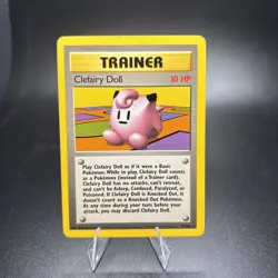 Pokemon TCG Clefairy Doll 70/102 Base Set Rare Near Mint 1999 WoTC -g - Image 1