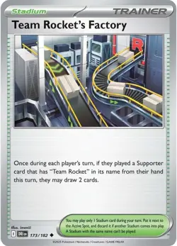 Team Rocket's Factory DRI 173/182 Pokemon SV10: Destined Rivals Uncommon Norm... - Image 1