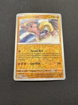 Pokemon: Hitmonlee 106/165 Sv: Scarlet & Violet 151 Reverse Holofoil Near Mint - Image 2