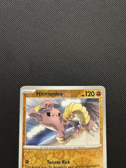 Pokemon: Hitmonlee 106/165 Sv: Scarlet & Violet 151 Reverse Holofoil Near Mint - Image 3
