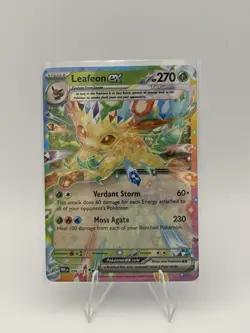 Pokemon TCG Leafeon EX 006/131 Sv: Prismatic Evolutions Holo Double Rare 270 HP - Image 1