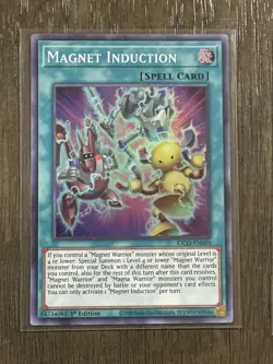 Yugioh Magnet Induction - KICO-EN009 - Super Rare - 1st Edition English NM (2x) - Image 2
