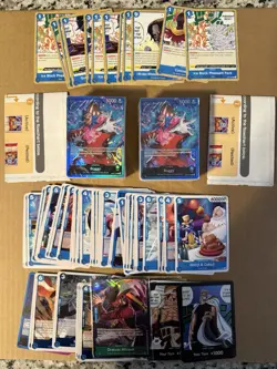 One Piece Starter Deck Blue Buggy ST 25 x2 Plus Bulk. - Image 1