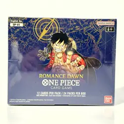 One Piece OP-01 Romance Dawn Booster Box English SEALED White Bottom - Image 1
