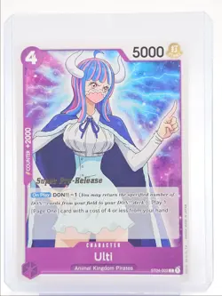 ULTI 2022 ONE PIECE ANIMAL KINGDOM PIRATES COMMON D #ST04-002 Q5600 - Image 1