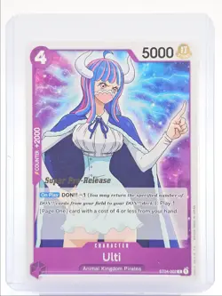 ULTI 2022 ONE PIECE ANIMAL KINGDOM PIRATES COMMON B #ST04-002 Q5600 - Image 1