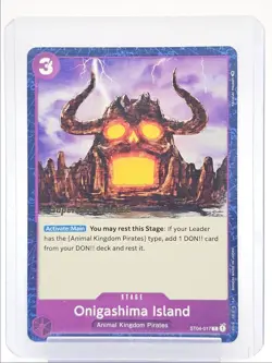 ONIGASHIMA ISLAND 2022 ONE PIECE ANIMAL KINGDOM PIRATES C #ST04-017 Q5600 - Image 1